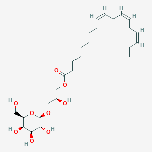 (9Z,12Z,15Z)-(S)-2-Hydroxy-3-(((2R,3R,4S,5R,6R)-3,4,5-trihydroxy-6-(hydroxymethyl)tetrahydro-2H-pyran-2-yl)oxy)propyl octadeca-9,12,15-trienoate