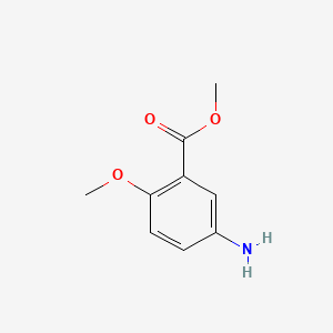 molecular formula C9H11NO3 B1293854 5-氨基-2-甲氧基苯甲酸甲酯 CAS No. 22802-67-1
