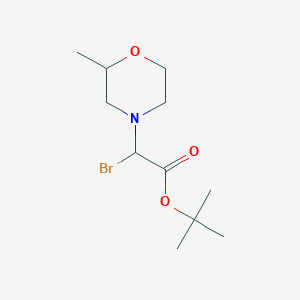 tert-Butyl 2-bromo-2-(2-methylmorpholino)acetate