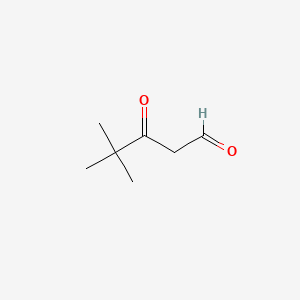 B1293862 4,4-Dimethyl-3-oxo-pentanal CAS No. 23459-13-4