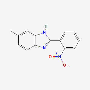 2-(2-(Hydroxy(oxido)amino)phenyl)-6-methyl-1H-benzimidazole