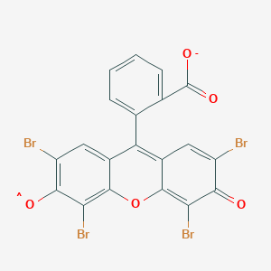 3H-Xanthen-6-yloxy, 2,4,5,7-tetrabromo-9-(2-carboxyphenyl)-3-oxo-, ion(1-)