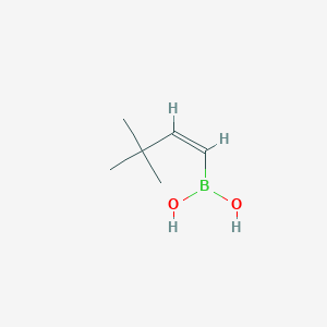 molecular formula C6H13BO2 B12938681 (Z)-(3,3-Dimethylbut-1-en-1-yl)boronic acid CAS No. 121021-32-7