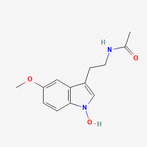 Acetamide, N-[2-(1-hydroxy-5-methoxy-1H-indol-3-yl)ethyl]-