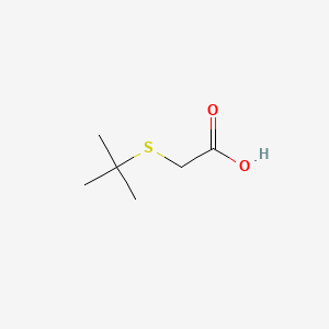 molecular formula C6H12O2S B1293872 (叔丁基硫代)乙酸 CAS No. 24310-22-3