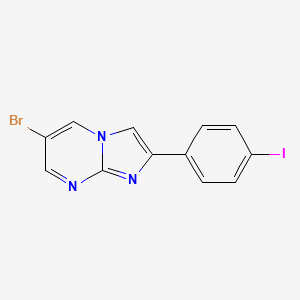 6-Bromo-2-(4-iodophenyl)imidazo[1,2-a]pyrimidine