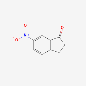 molecular formula C9H7NO3 B1293875 6-Nitroindan-1-one CAS No. 24623-24-3