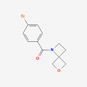 (4-Bromophenyl)(6-oxa-1-azaspiro[3.3]heptan-1-yl)methanone