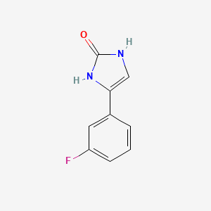 4-(3-Fluorophenyl)-1,3-dihydro-2H-imidazol-2-one