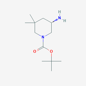 tert-Butyl (S)-5-amino-3,3-dimethylpiperidine-1-carboxylate