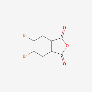 molecular formula C8H8Br2O3 B1293882 5,6-Dibromohexahydro-2-benzofuran-1,3-dione CAS No. 23893-84-7