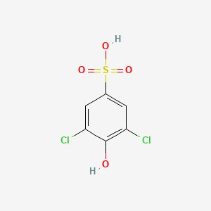 molecular formula C6H4Cl2O4S B1293886 3,5-二氯-4-羟基苯磺酸 CAS No. 25319-98-6