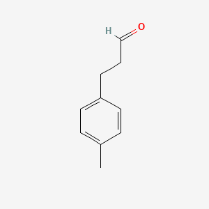 molecular formula C10H12O B1293889 苯丙醛，4-甲基- CAS No. 5406-12-2