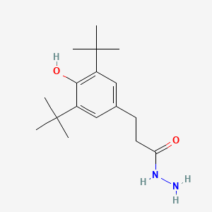 molecular formula C17H28N2O2 B1293890 3,5-Di-tert-butyl-4-hydroxyhydrocinnamic acid hydrazide CAS No. 32687-77-7