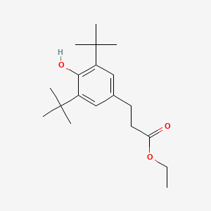 molecular formula C19H30O3 B1293891 Ethyl 3-(3,5-di-tert-butyl-4-hydroxyphenyl)propanoate CAS No. 36294-24-3