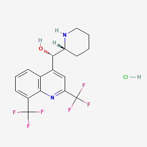 molecular formula C17H17ClF6N2O B1293894 Mephaquin CAS No. 51742-86-0