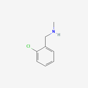molecular formula C8H10ClN B1293895 Benzenemethanamine, 2-chloro-N-methyl- CAS No. 94-64-4
