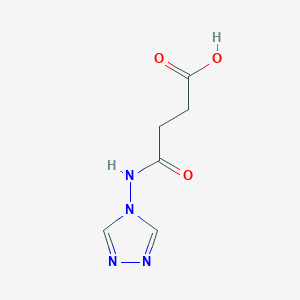 Butanoic acid, 4-oxo-4-(4H-1,2,4-triazol-4-ylamino)-