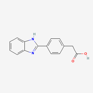 [4-(1H-Benzimidazol-2-yl)phenyl]acetic acid