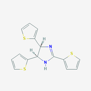 Cis-2,4,5-tri(thiophen-2-yl)-4,5-dihydro-1H-imidazole