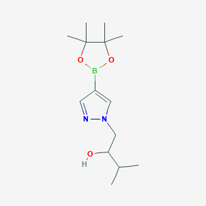 3-Methyl-1-(4-(4,4,5,5-tetramethyl-1,3,2-dioxaborolan-2-yl)-1H-pyrazol-1-yl)butan-2-ol