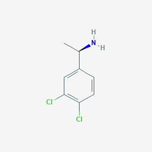 molecular formula C8H9Cl2N B129390 (R)-1-(3,4-二氯苯基)乙胺 CAS No. 150520-10-8