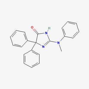 2-(N-methylanilino)-4,4-diphenyl-1H-imidazol-5-one