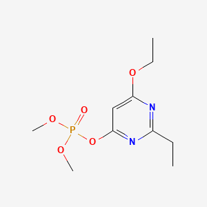 Dimethyl 6-ethoxy-2-ethyl-4-pyrimidinyl phosphate