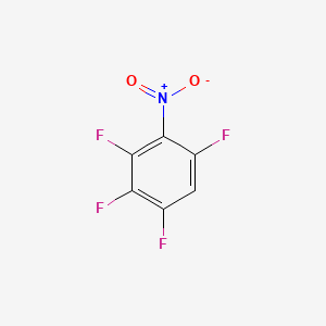 molecular formula C6HF4NO2 B1293901 1,2,3,5-Tetrafluoro-4-nitrobenzene CAS No. 314-41-0