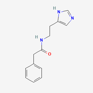 N-[2-(1H-imidazol-5-yl)ethyl]-2-phenylacetamide