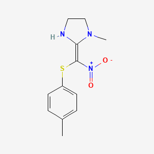 1-Methyl-2-(nitro(p-tolylthio)methylene)imidazolidine