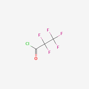 molecular formula C3ClF5O B1293908 Pentafluoropropionyl chloride CAS No. 422-59-3