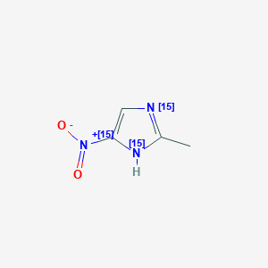 2-Methyl-5-(nitro)-1H-imidazole-1,3-15N2