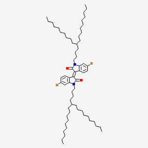 (E)-6,6'-Dibromo-1,1'-bis(5-decylpentadecyl)-[3,3'-biindolinylidene]-2,2'-dione