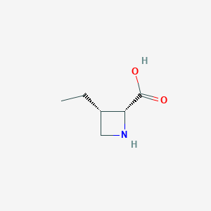 Rel-(2R,3S)-3-Ethylazetidine-2-carboxylic acid