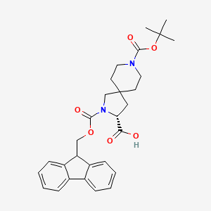 (R)-2-(((9H-Fluoren-9-yl)methoxy)carbonyl)-8-(tert-butoxycarbonyl)-2,8-diazaspiro[4.5]decane-3-carboxylic acid