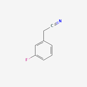 molecular formula C8H6FN B1293913 3-Fluorophenylacetonitrile CAS No. 501-00-8