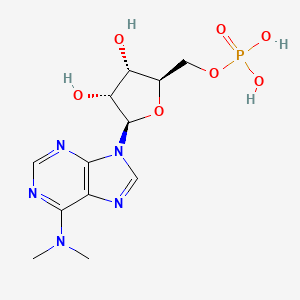 molecular formula C12H18N5O7P B12939156 N,N-dimethyladenosine 5'-(dihydrogen phosphate) CAS No. 13484-65-6