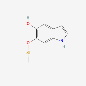 6-((Trimethylsilyl)oxy)-1H-indol-5-ol