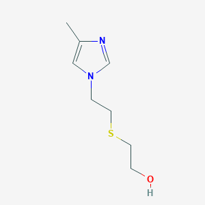 2-{[2-(4-Methyl-1H-imidazol-1-yl)ethyl]sulfanyl}ethan-1-ol