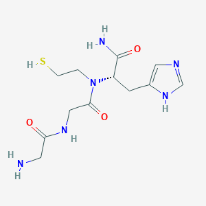 (S)-2-(2-(2-Aminoacetamido)-N-(2-mercaptoethyl)acetamido)-3-(1H-imidazol-4-yl)propanamide