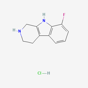 8-Fluoro-2,3,4,9-tetrahydro-1H-pyrido[3,4-b]indole hydrochloride