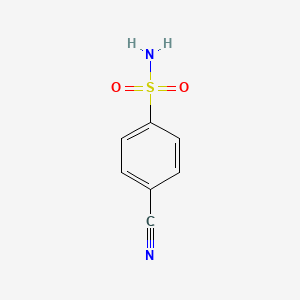 molecular formula C7H6N2O2S B1293931 4-Cyanobenzenesulfonamide CAS No. 3119-02-6