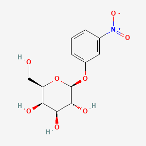 molecular formula C12H15NO8 B1293932 3-Nitrophenyl b-D-galactopyranoside CAS No. 3150-25-2
