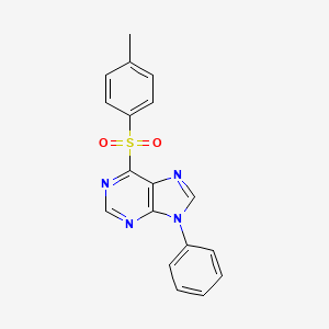 6-(4-Methylbenzene-1-sulfonyl)-9-phenyl-9H-purine