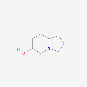 molecular formula C8H15NO B12939325 Octahydroindolizin-6-ol 