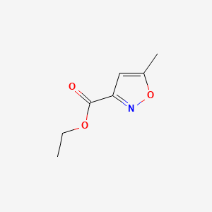 molecular formula C7H9NO3 B1293933 Ethyl 5-methylisoxazole-3-carboxylate CAS No. 3209-72-1