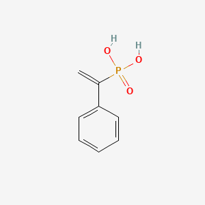molecular formula C8H9O3P B1293934 (1-Phenylvinyl)phosphonic acid CAS No. 3220-50-6