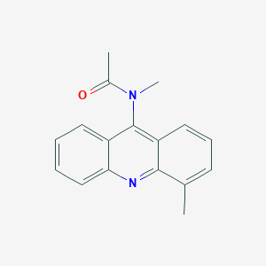 N-Methyl-N-(4-methylacridin-9-YL)acetamide