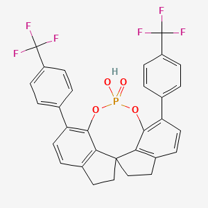 12-hydroxy-1,10-bis[4-(trifluoromethyl)phenyl]-4,5,6,7-tetrahydroiindeno[7,1-de:1',7'-fg][1,3,2]dioxaphosphocine 12-oxide